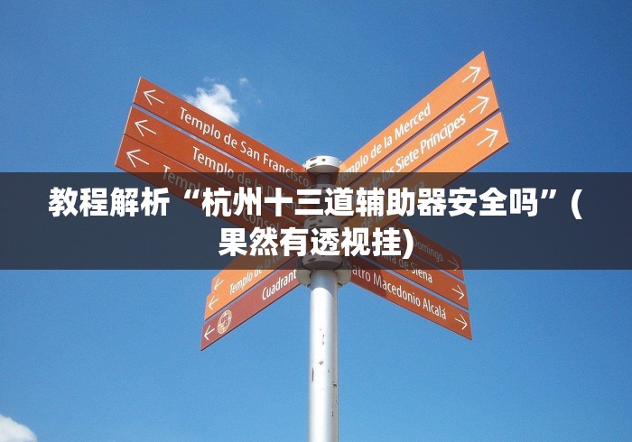 教程解析“杭州十三道辅助器安全吗”(果然有透视挂) 教程解析“杭州十三道辅助器安全吗”(果然有透视挂)